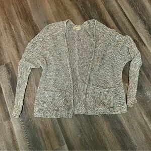 Hollister Cream Knit Cardigan